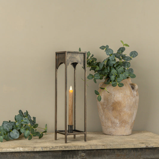 LORRAINE TAPER CANDLE LANTERN 18"