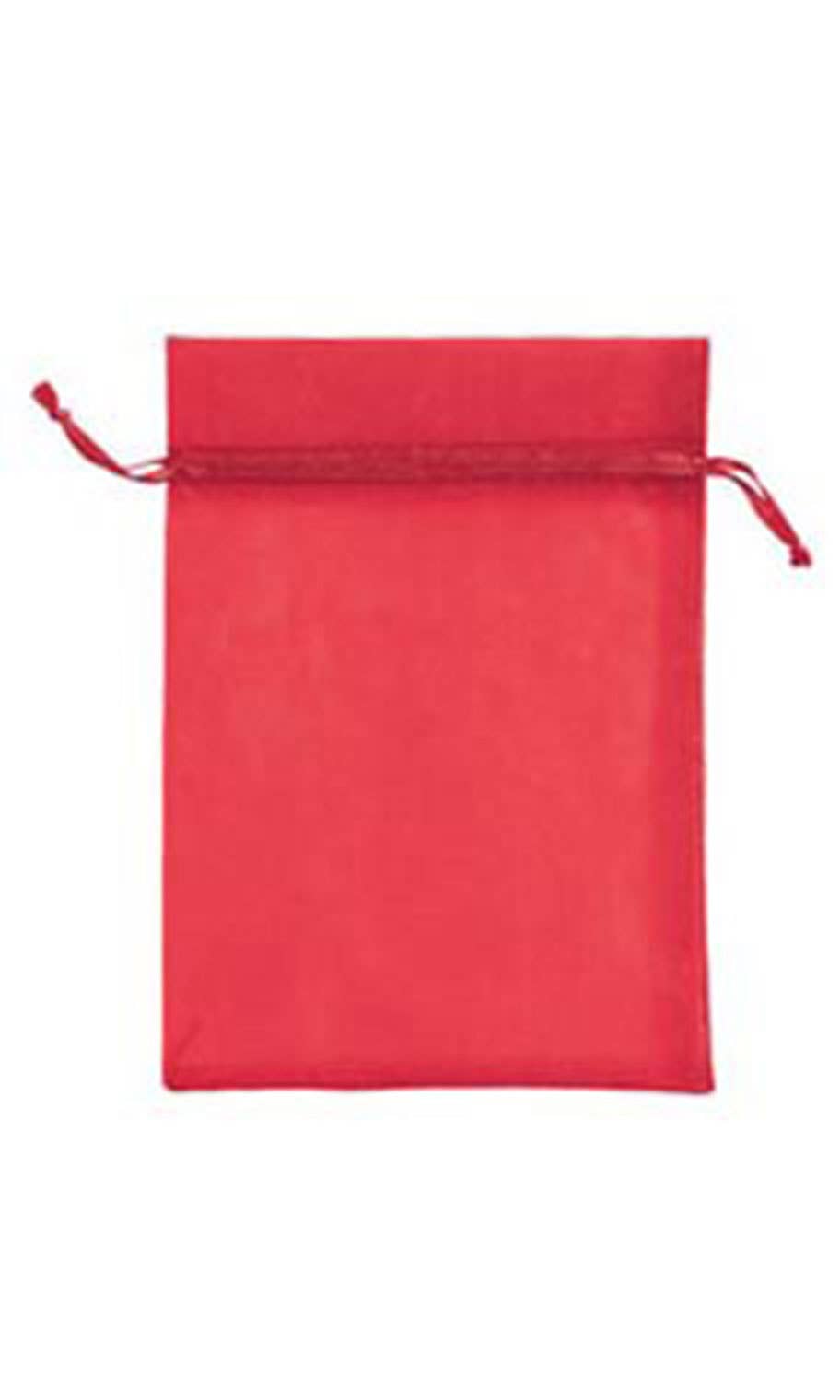 Organza Drawstring Pouch: White / Pack of 10 / 2" x 3"