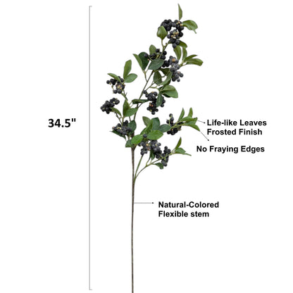 34.5"Desinger's Pick-Artificial Frosty Berry spray