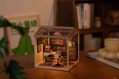 Hands Craft - DIY Miniature House Kit: Breezy Time Cafe