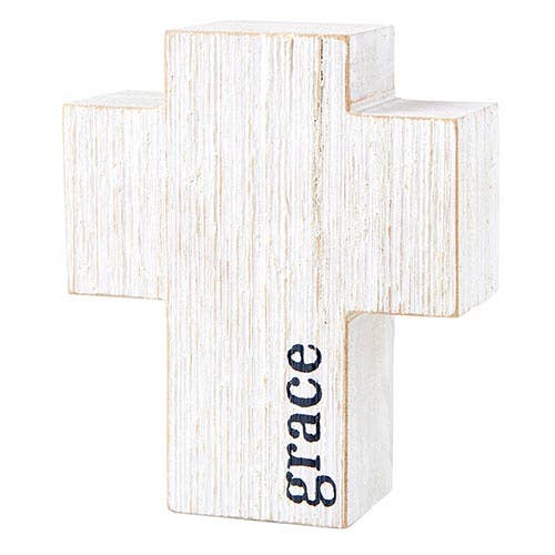 Wood Cross Grace