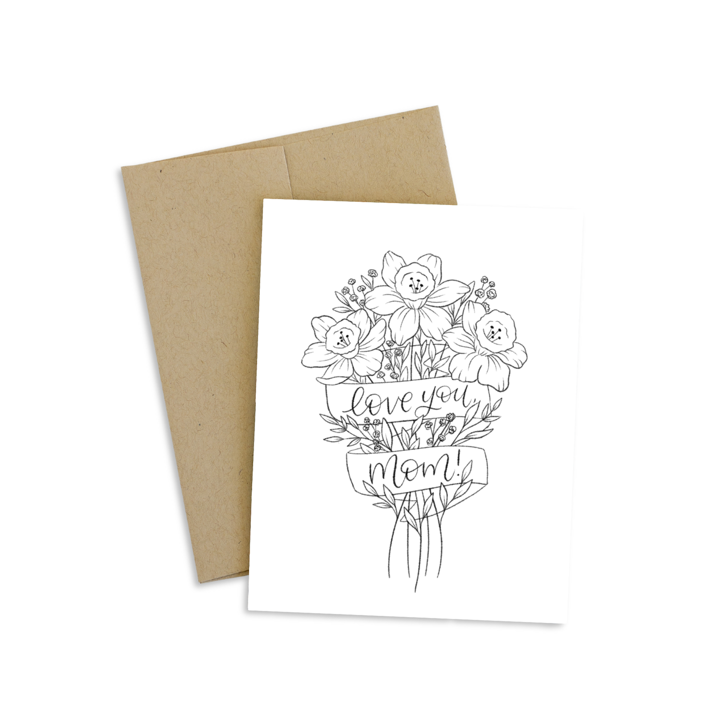 Love You Mom Greeting Card | Mother's Day