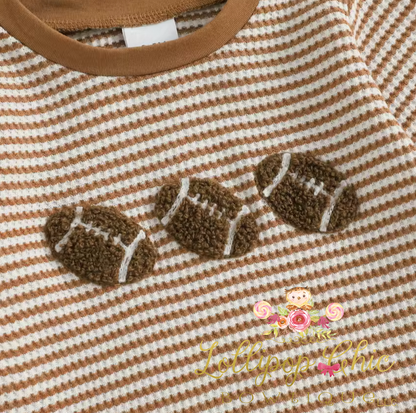 Baby Boy and Toddler Football 2 pc set : 2-3T