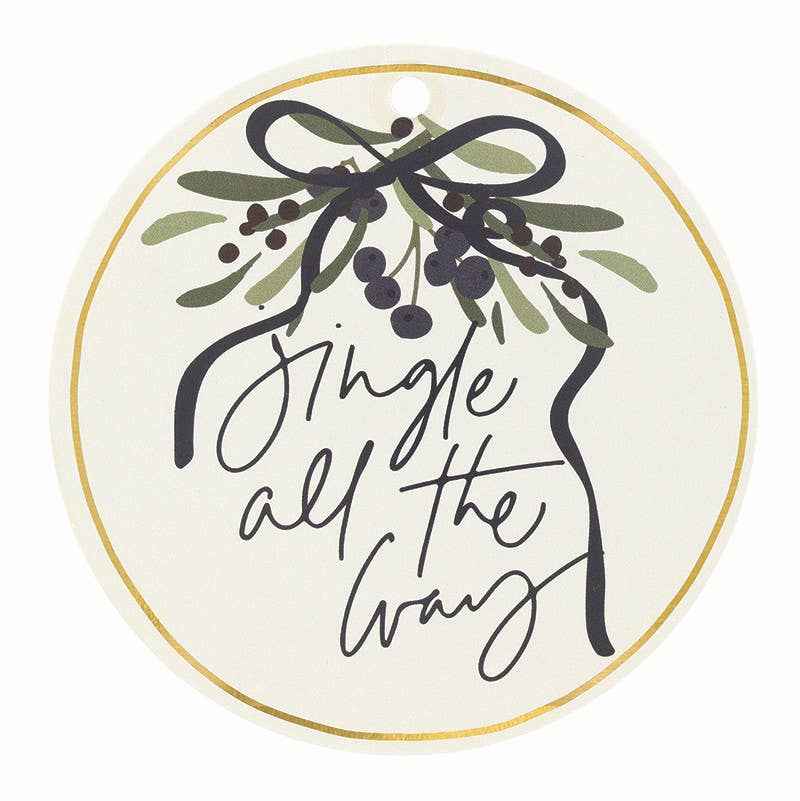 Gift Tag Book - Lilac Christmas