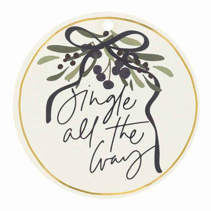 Gift Tag Book - Lilac Christmas