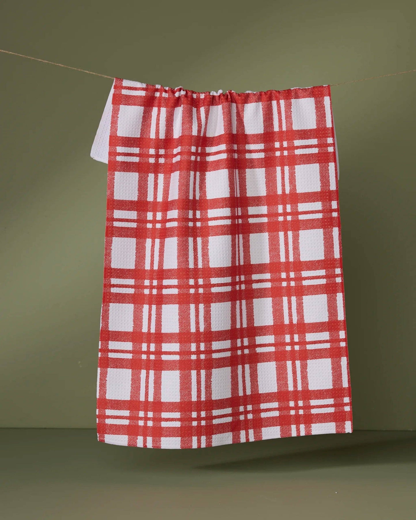Geometry - Tartan Tea Towel