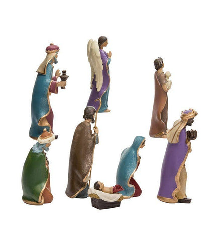 6.25"RESIN NATIVITY SET 8PC