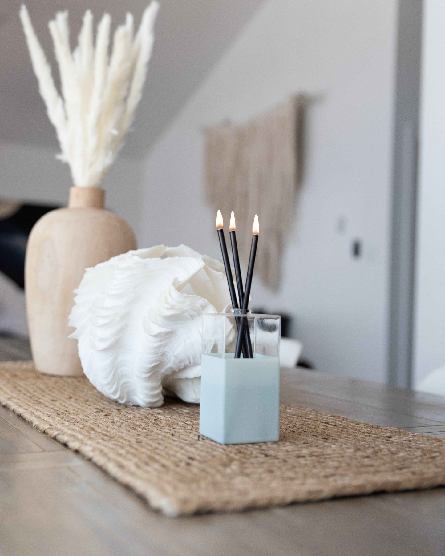 Black Everlasting Candles – Reusable Steel Oil Candlesticks