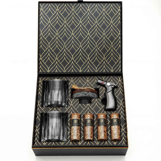 The Whiskey & Cocktail Smoker Kit Gift Set