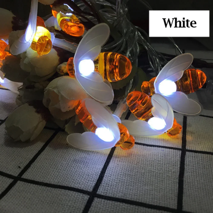 Solar Bee LED String Lights for Garden Decor