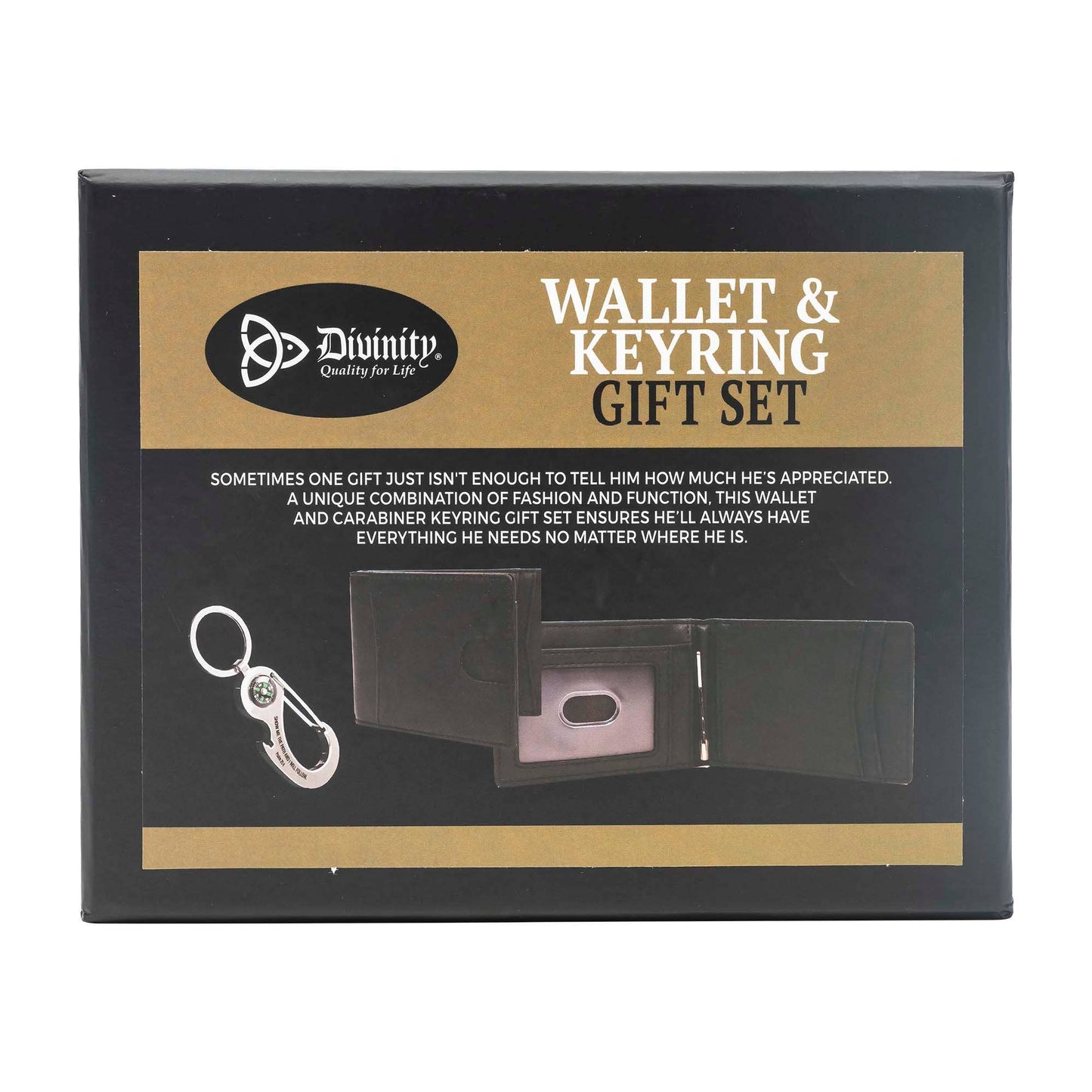 Divinity Boutique - Wallet & Keyring Gift Set w/scripture