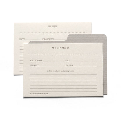 Keepsake Baby Box & Memory Cards