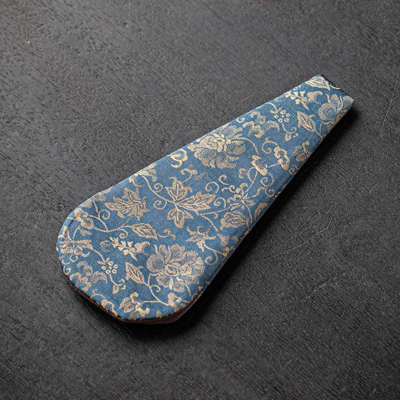 Vintage Style Embroidery Scissors with Brocade Sheath