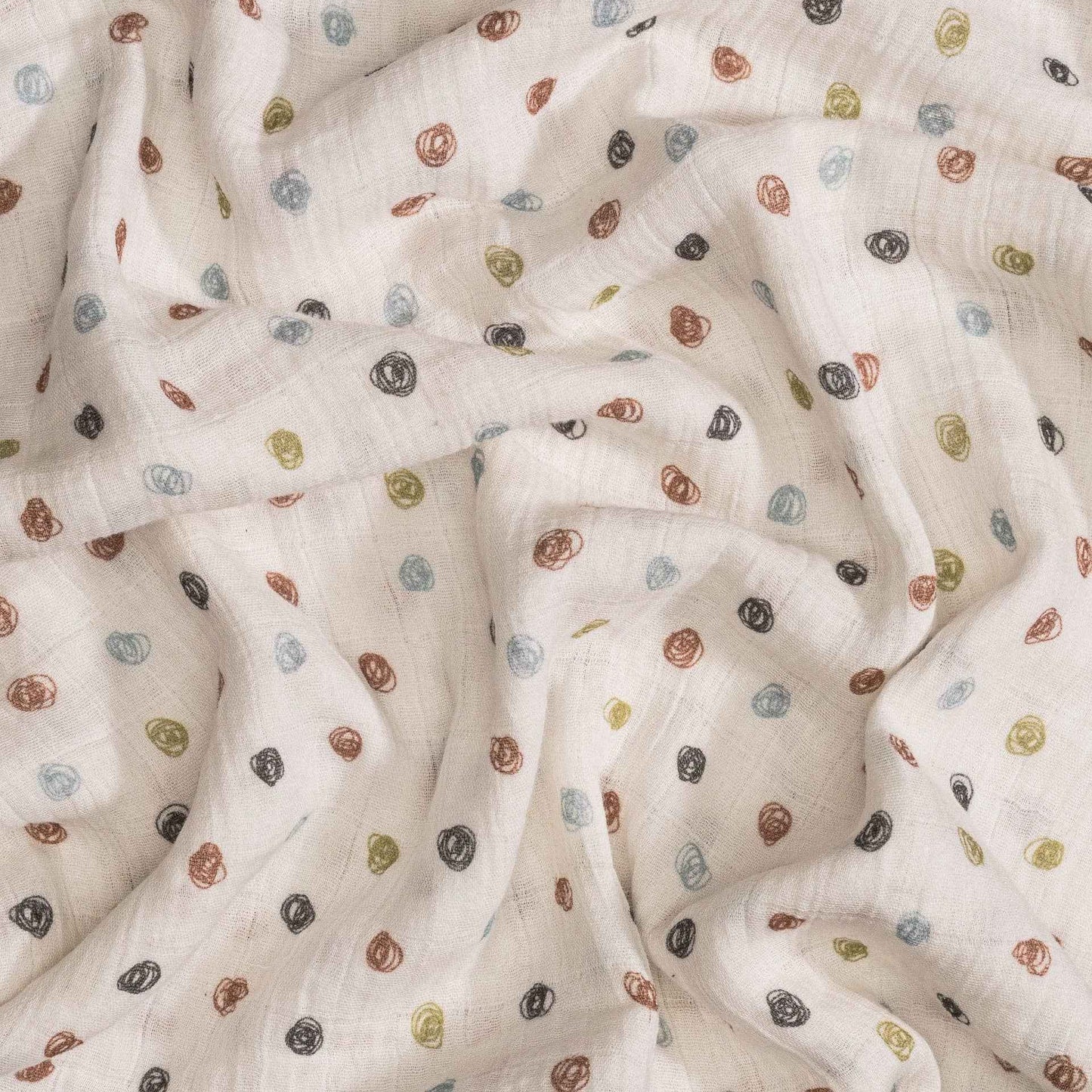 Crane Baby - Charlie 2-pc. Farmhouse Tractor/Dot Swaddle Set