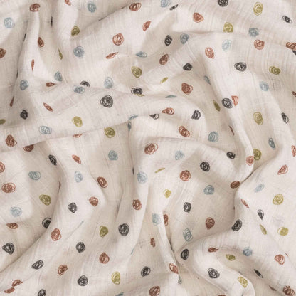 Crane Baby - Charlie 2-pc. Farmhouse Tractor/Dot Swaddle Set