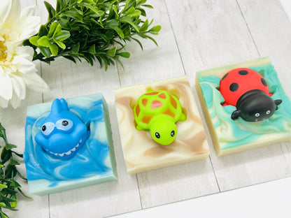 Jabón artesanal Turtle para niños VEGANO PROCESO EN FRÍO