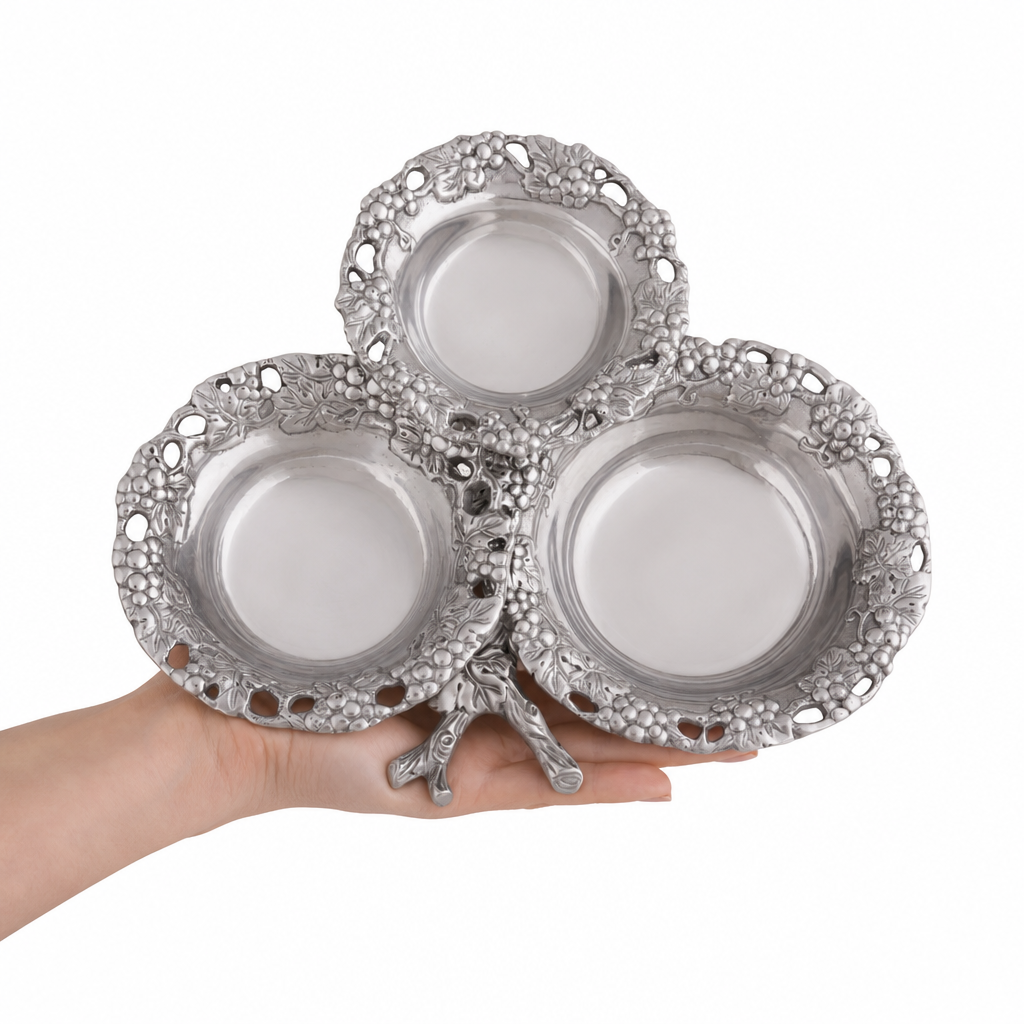 Grape 3-Tiered Bowl