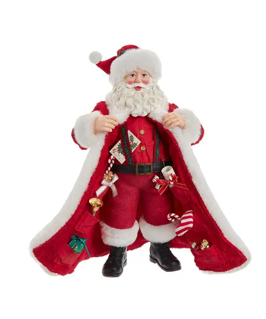 Kurt S. Adler, Inc. - 10.5" Santa W/Gifts In Pockets