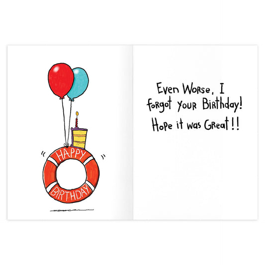 Unicorn Noah's Arc Birthday Card
