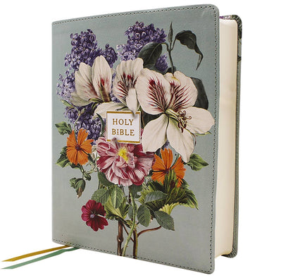 Bible LP Leathersoft Sage Floral