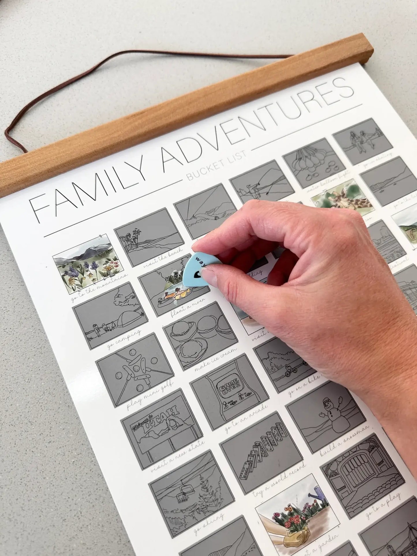 Family Bucket List Scratch Off