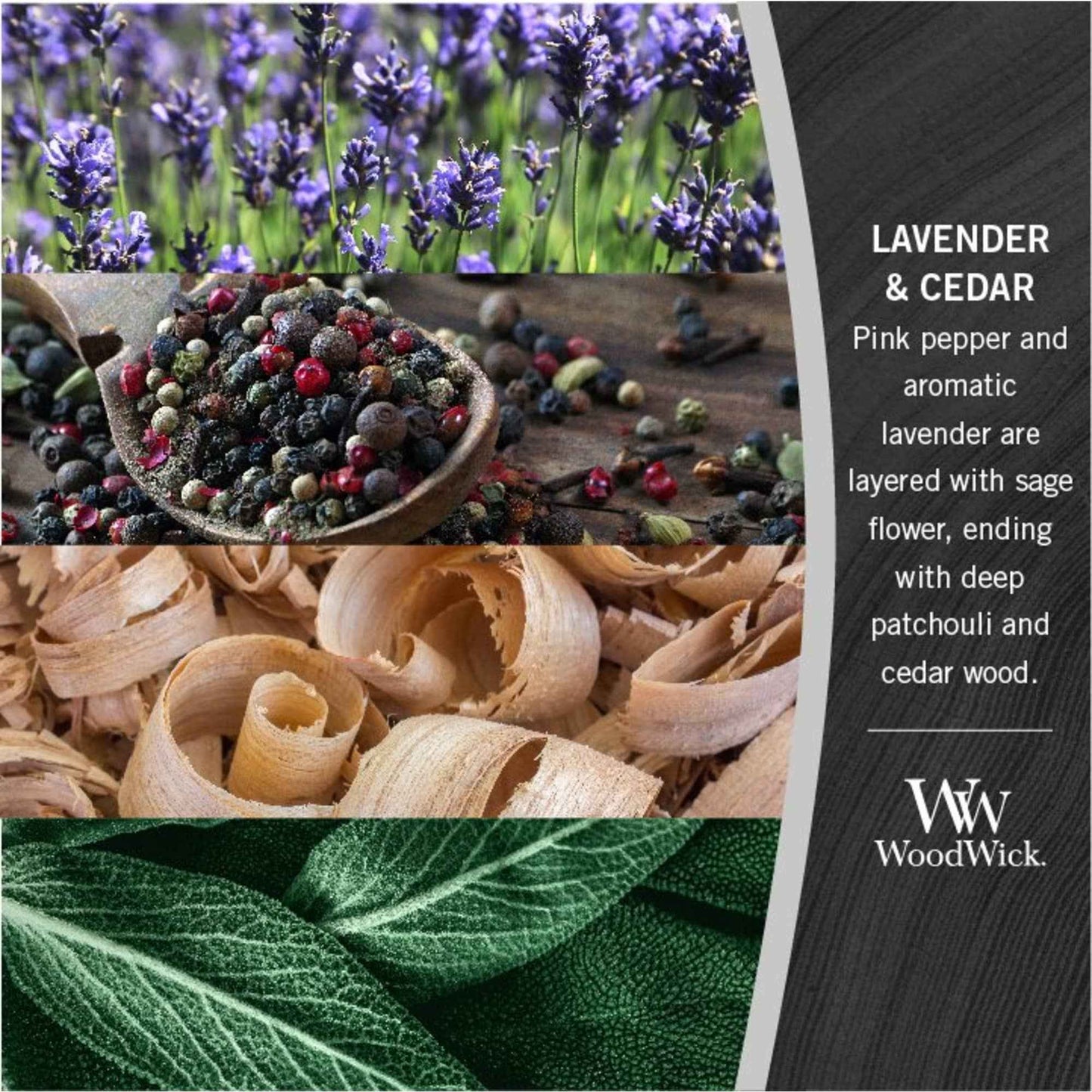 Lavender & Cedar Large Hourglass Candle, 21.5 oz