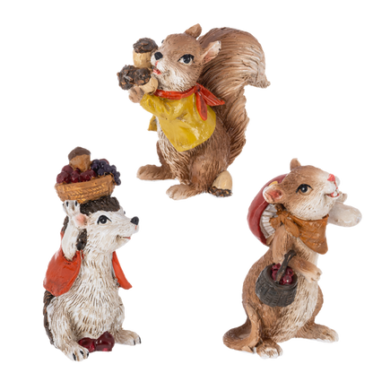 Fall Critter Mini Figurine