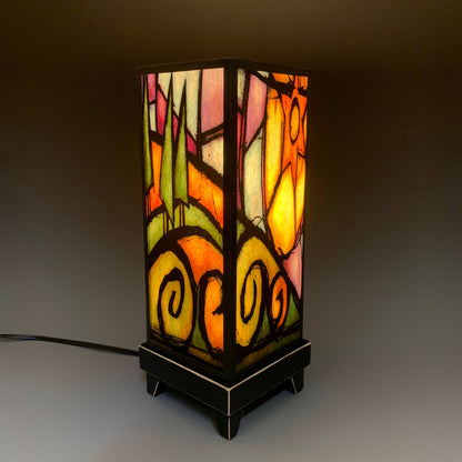 Tree and Hill Lamp