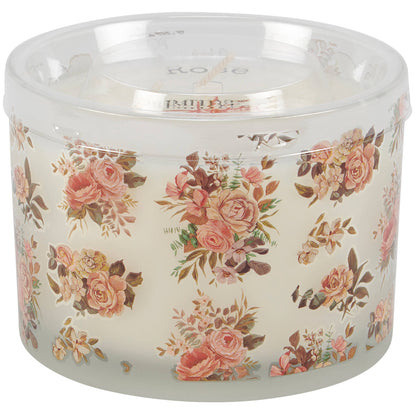 Cabbage Rose Candle