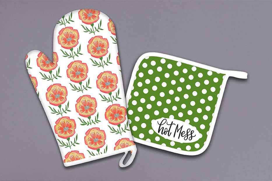 Hot mess Mitt set