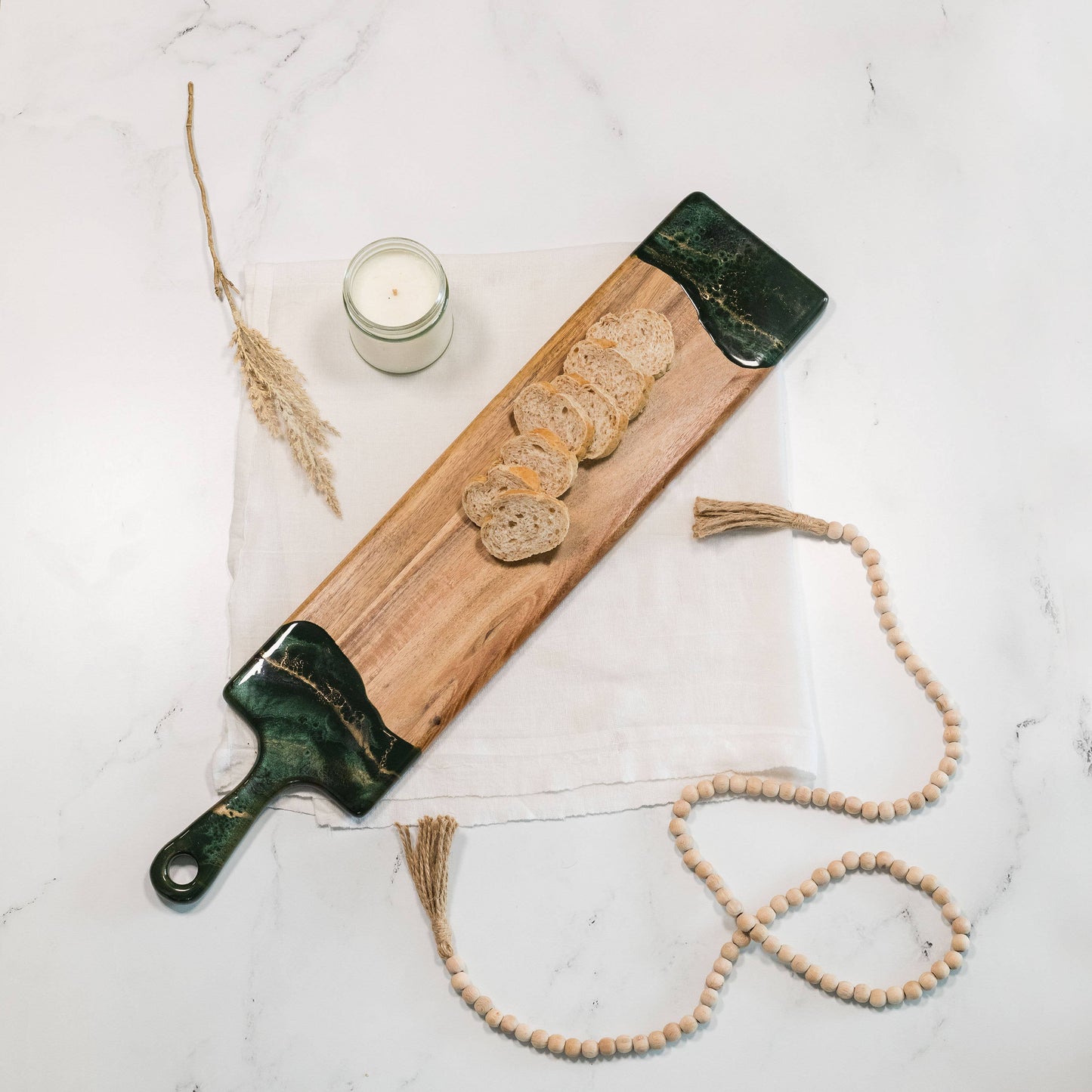 Resin Cheese/Charcuterie Board - Baguette