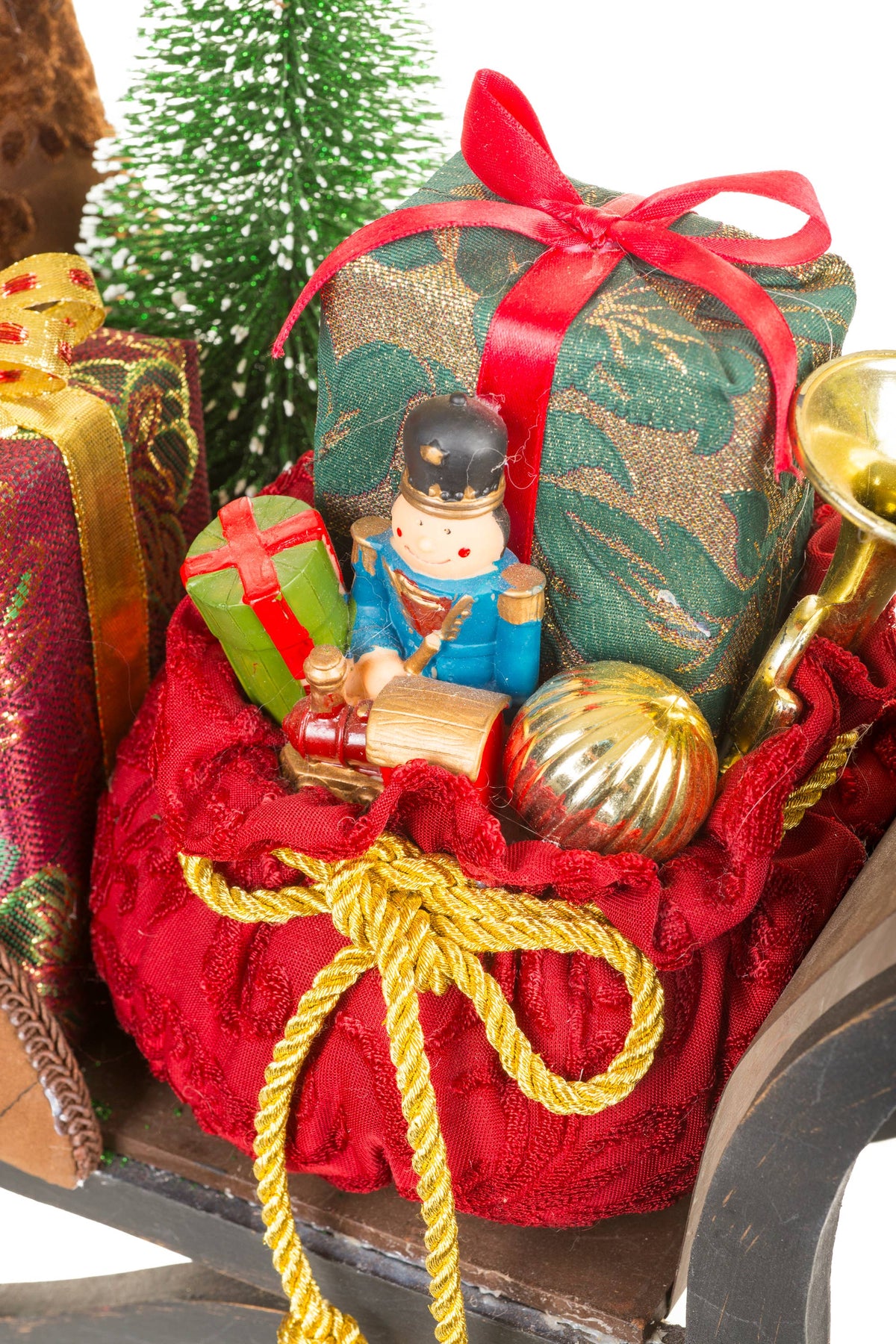 Brown Santa's Sleigh
