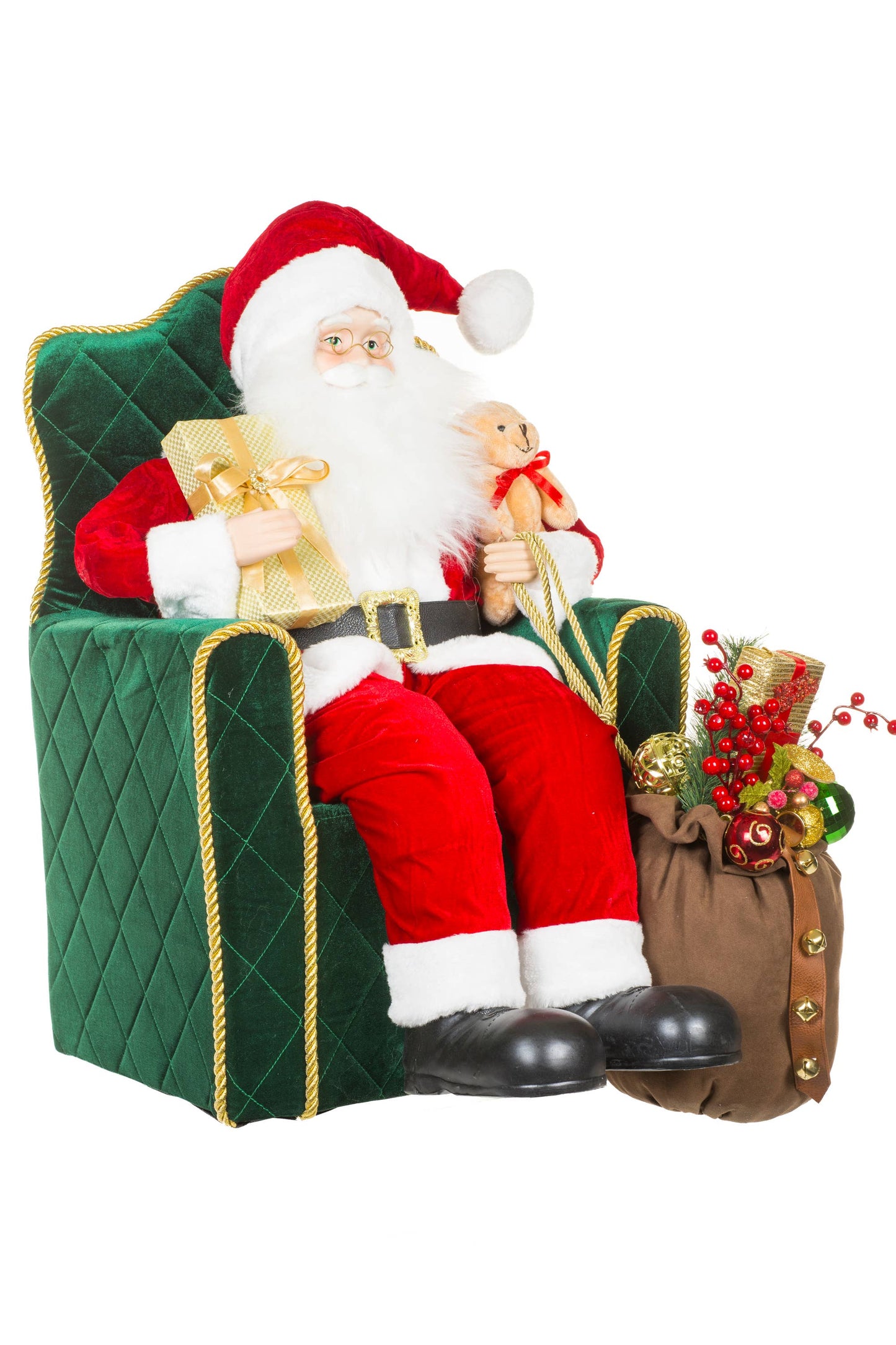 Red Armchair Santa