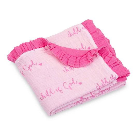 LollyBanks - Child of God - Pink Ruffle Quilt