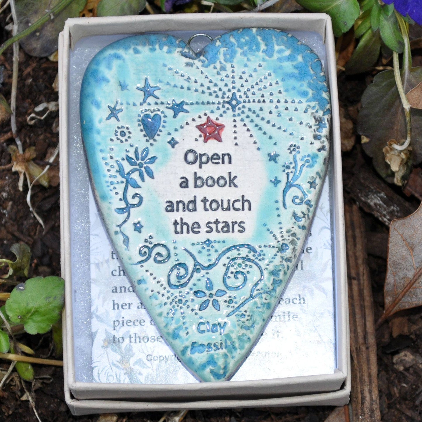 Open a book and touch the stars, education, reading, gift