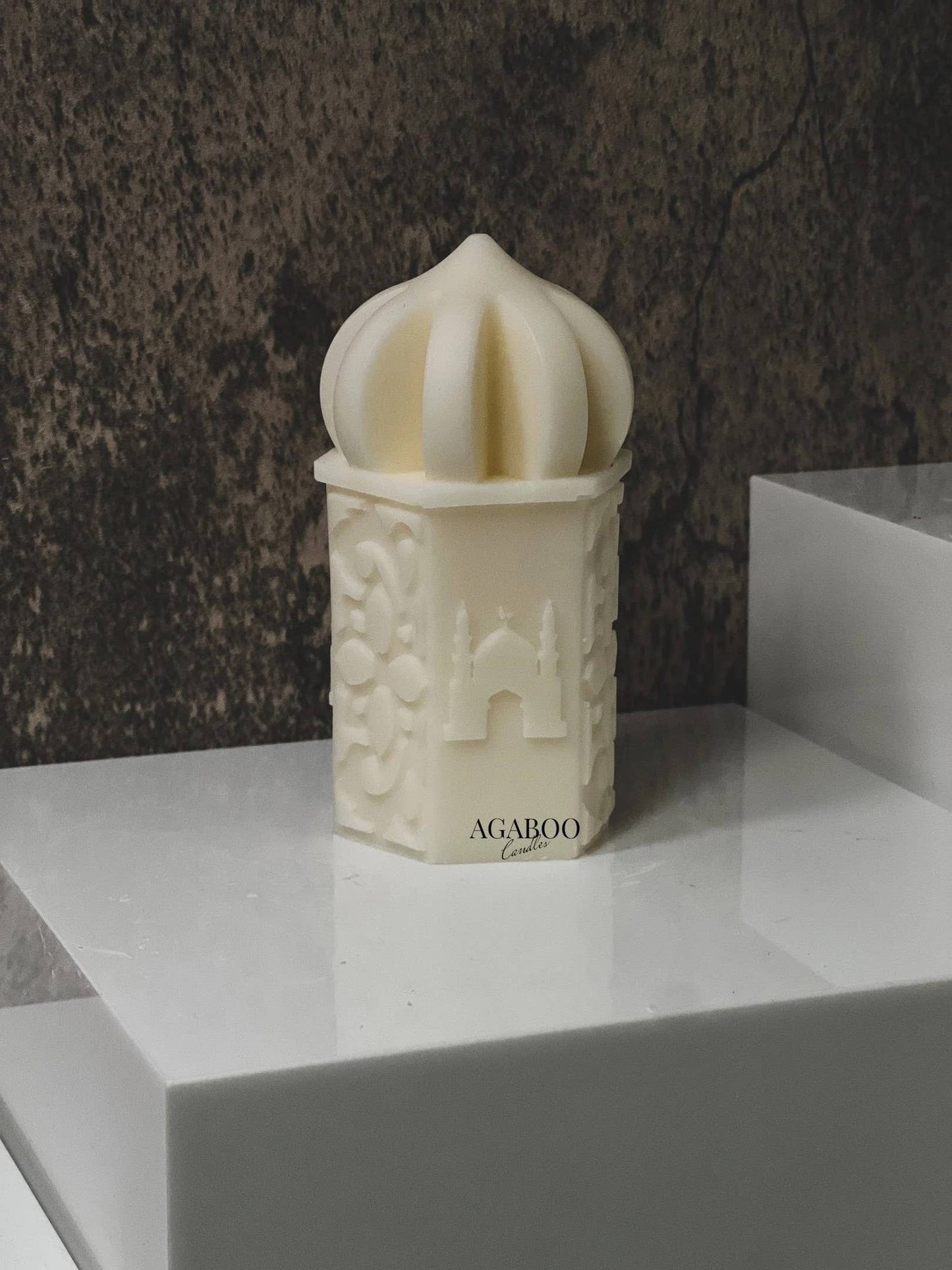 Castle Cylindrical Candle 2x4.5in - Religion - Shaped