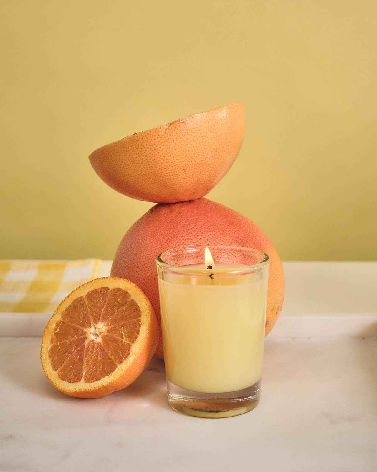 Citrus Blooms - Votive Glass Candle - 12 EA