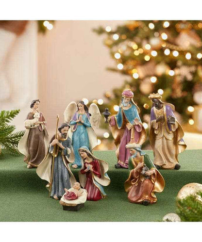 6.25"RESIN NATIVITY SET 8PC