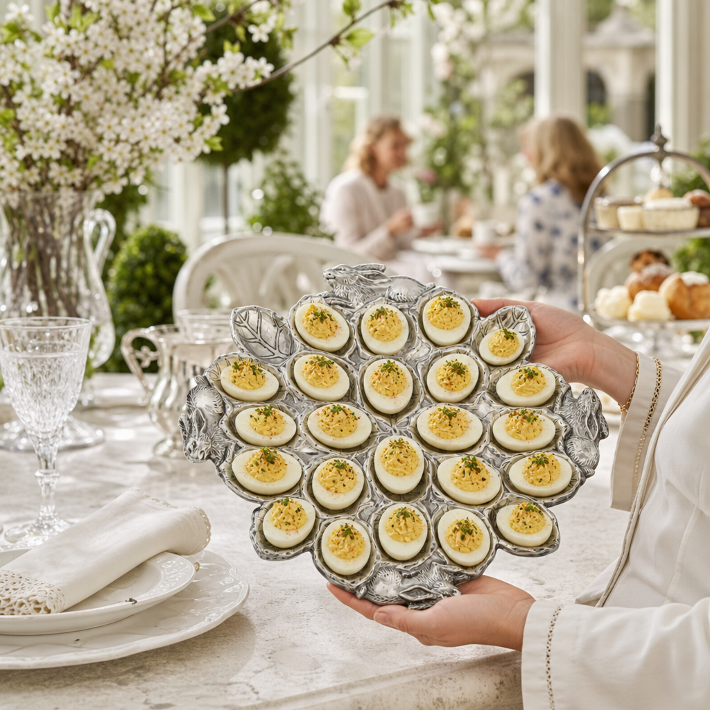 Bunny Deviled Egg Holder Large