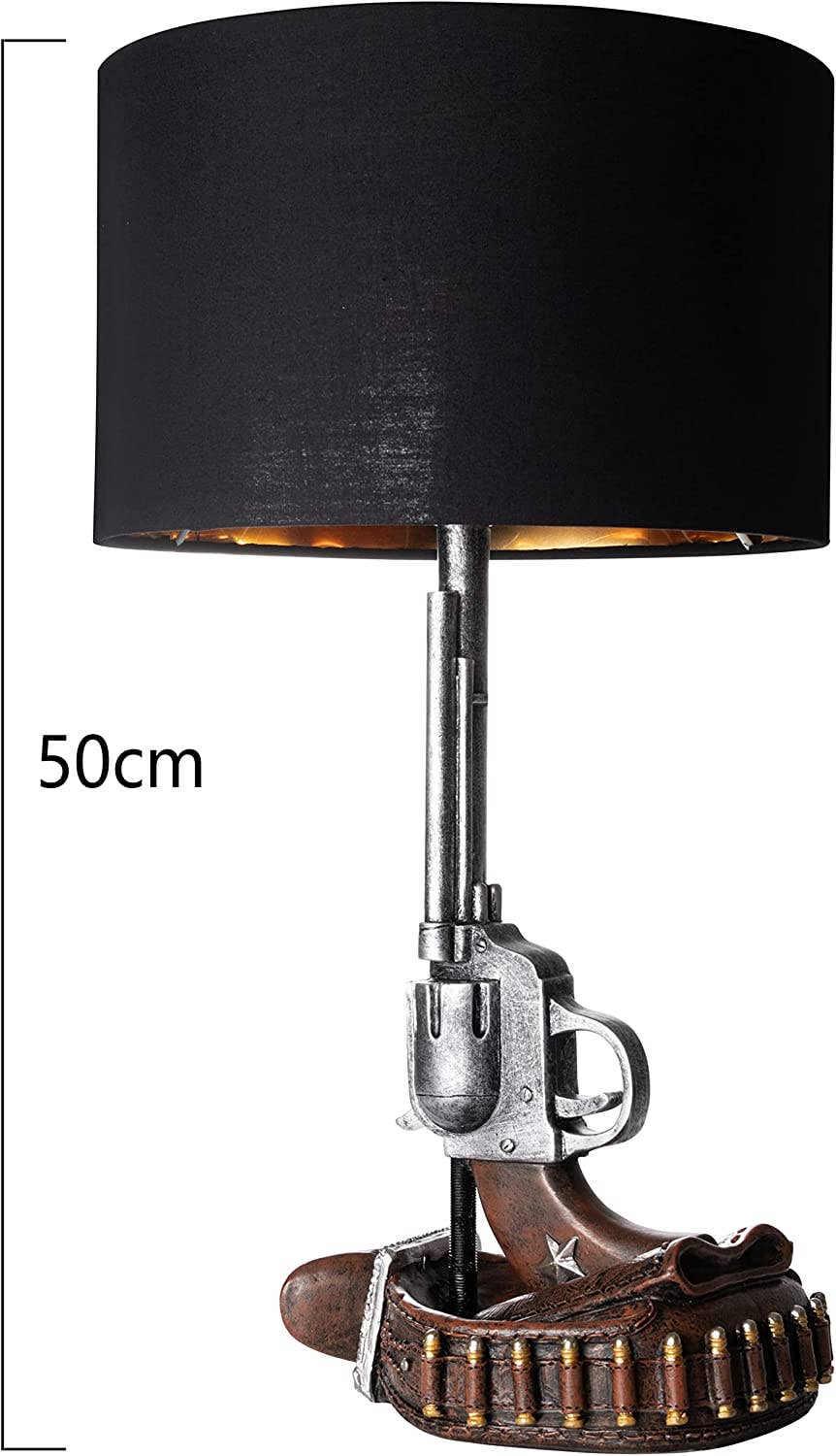 Revolver Six Shooter gun lamp