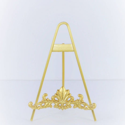10in Gold Ornate Easel