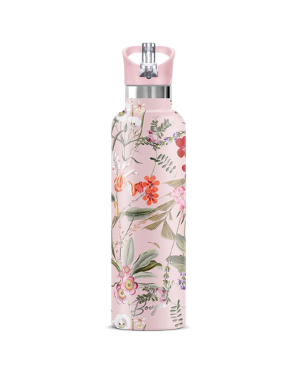 Les Printemps – Spring Floral Insulated Water Bottle | 25oz