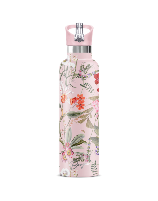 Les Printemps – Spring Floral Insulated Water Bottle | 25oz