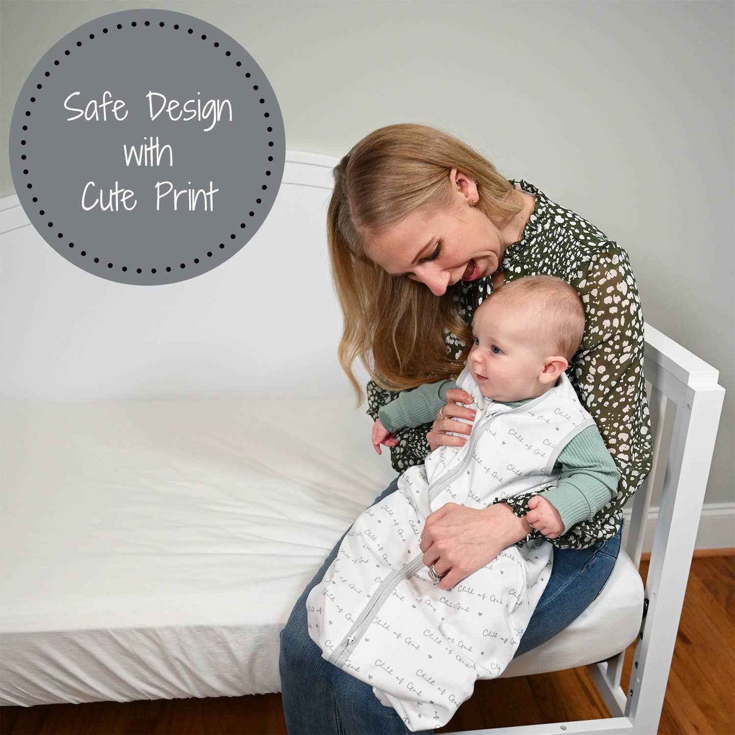 LollyBanks - Child of God Baby Sleep Sack, 100% Organic Cotton