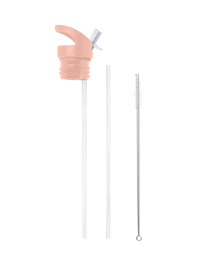 Replacement Flip ’N’ Sip Lid - Leak-Proof Handle with Straws