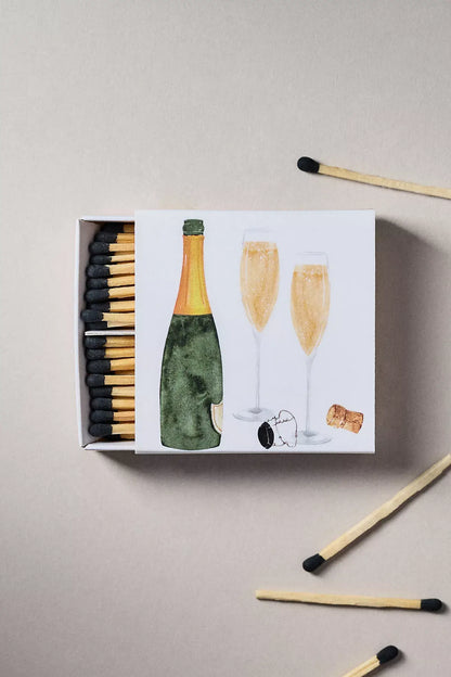 Champagne Matches | Celebration Birthday Candle Matches