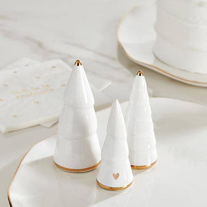 Tree Set 3 White Gold