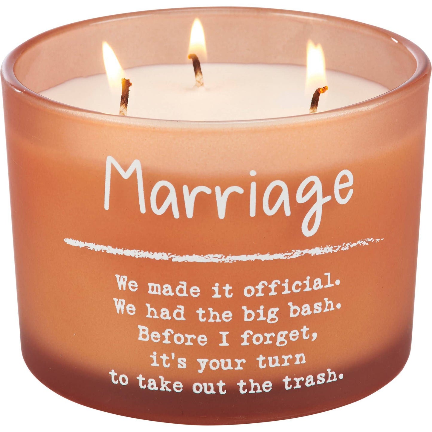 Marriage Poetry Candle