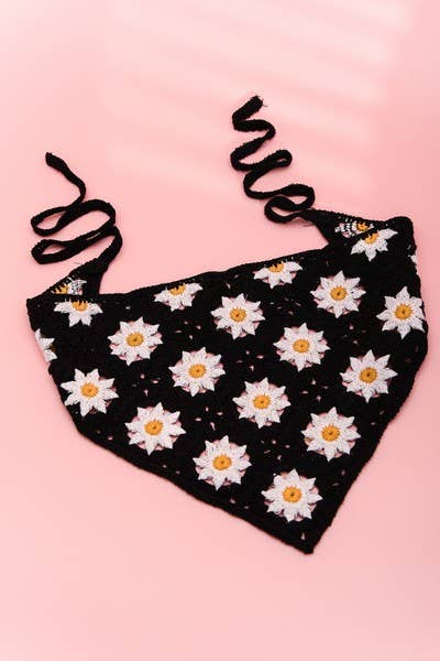 FLOWER HAIR SCARF HAIR BAND