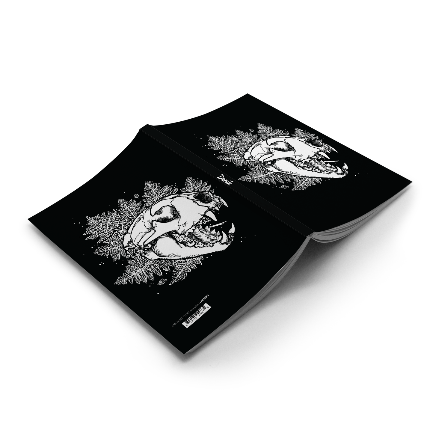 Cuaderno tipo diario Cascades Flora &amp; Fauna Classic con encuadernación plana.